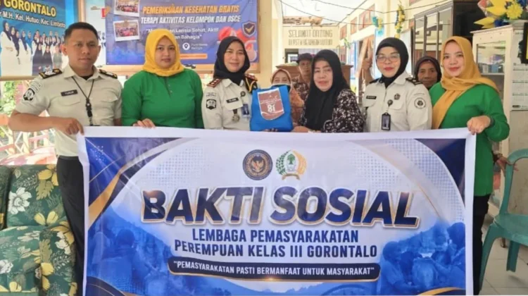 Lapas Perempuan Gorontalo Gelar Bakti Sosial Semarakkan HUT Kemerdekaan
