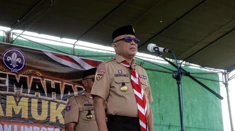 Bupati Sofyan Dorong Kegiatan Pramuka Jadi Wadah Pembentukan Karakter