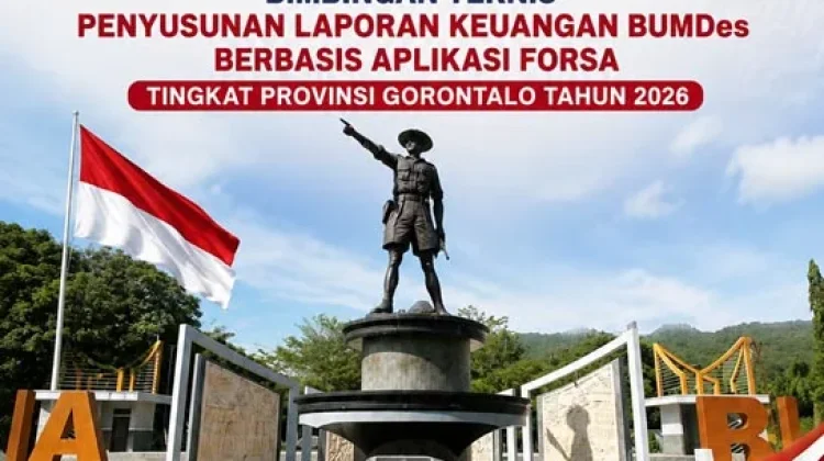 40 Orang Pengelola BUMDes di Gorontalo Ikuti Bimtek Penyusunan Laporan Keuangan