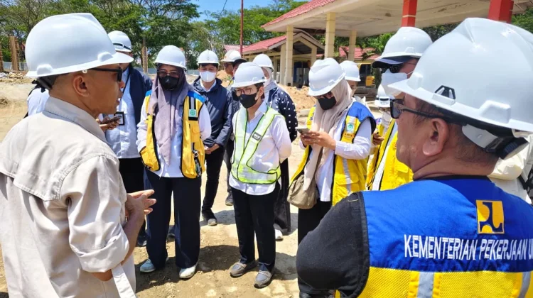 Ditjen Cipta Karya Monitoring dan Evaluasi Pembangunan Kantor Bupati Pohuwato