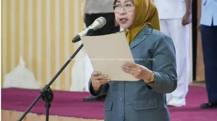 Wabup Nurjanah Hasan Yusuf Bertindak sebagai Inspektur Pengukuhan Paskibraka Go