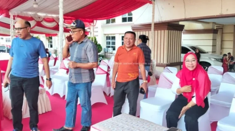 Wabup Gorontalo Utara Pantau Persiapan Upacara HUT RI ke-81