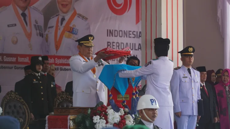 Upacara HUT ke 81 Kemerdekaan RI Tingkat Provinsi Gorontalo Berjalan Sukses
