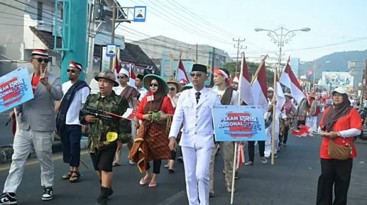 Bappeda Gorontalo Tampilkan Semangat Perjuangan lewat Parade Kostum