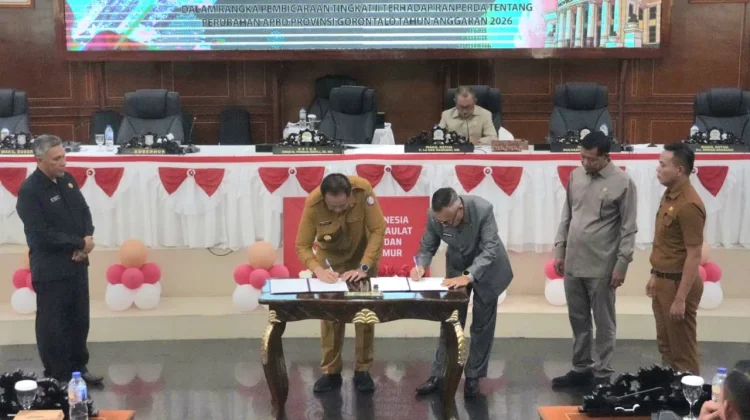 DPRD Provinsi Gorontalo Setujui Ranperda Perubahan APBD 2026
