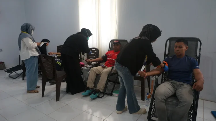 Semarak HUT ke-81 Kemerdekaan RI, Biomasa Group Gelar Donor Darah dan Olahraga