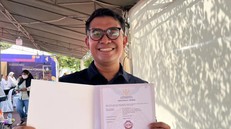 Pelaku UMKM Gorontalo Merasa Terbantu Sertifikat Merek Gratis Oleh Kemenkum