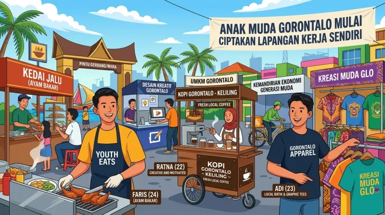 Anak Muda Gorontalo Mulai Ciptakan Lapangan Kerja Sendiri
