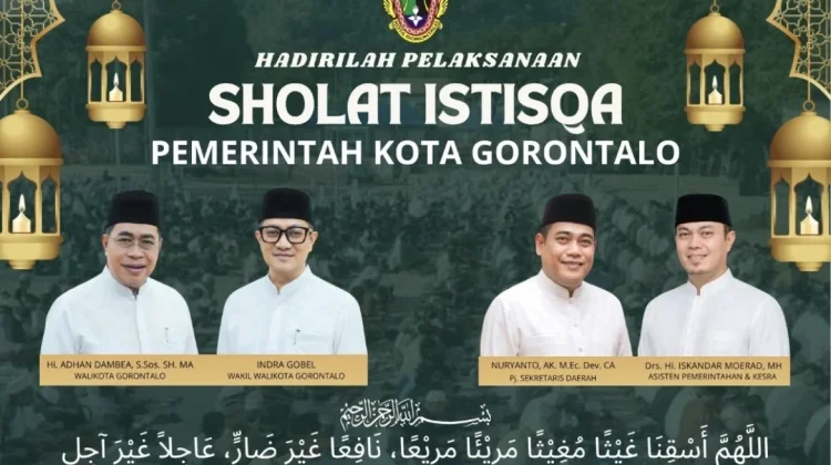 Kemarau Panjang, Pemkot Gorontalo Akan Gelar Salat Istisqa