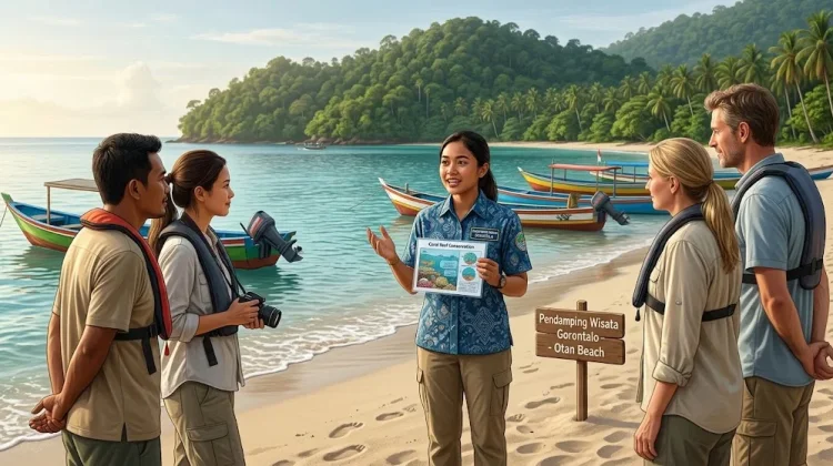 Pendamping Wisata Gorontalo Edukasi Wisatawan Sebelum Trip