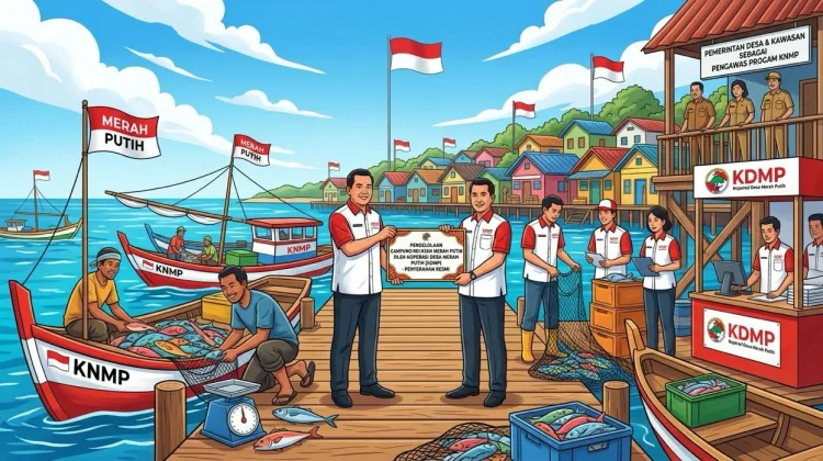 Koperasi Desa Merah Putih Akan Kelola Kampung Nelayan Merah Putih