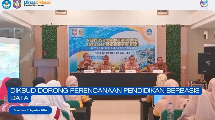 Dikbud Gorontalo Dorong Perencanaan Pendidikan Berbasis Data