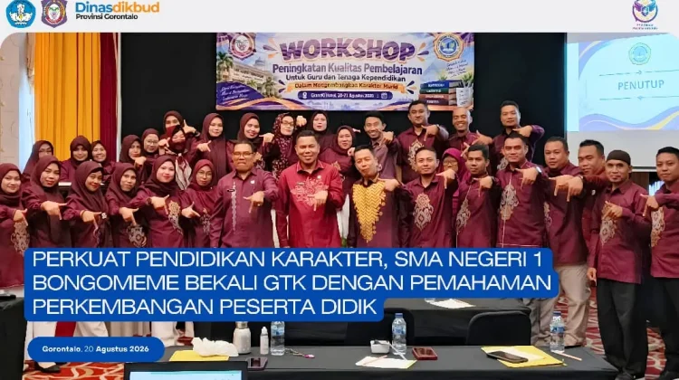 GTK SMAN 1 Bongomeme Perkuat Pendidikan Karakter