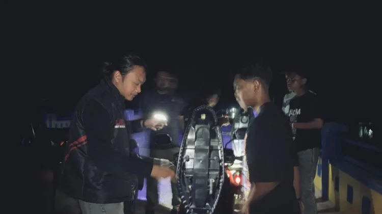 Unit Reaksi Cepat Polres Boalemo Patroli Malam Razia Knalpot Brong