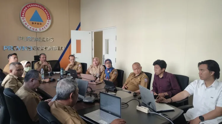 BPBD Provinisi Gorontalo Susun Rencana Penanggulangan Bencana