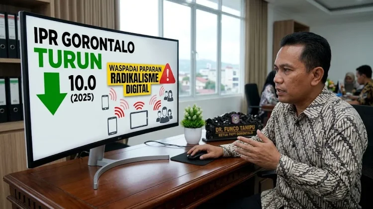 IPR Gorontalo Turun, FKPT Waspadai Paparan Radikalisme Digital
