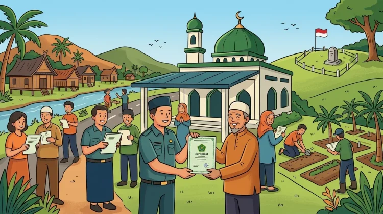Kemenag Kabgor Dorong Sertifikasi Tanah Wakaf untuk Kepastian Hukum