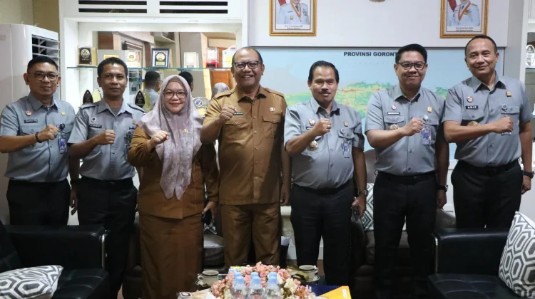 Kanwil Kemenkum dan Pemprov Gorontalo Bahas Kuota Poltekpin 2026