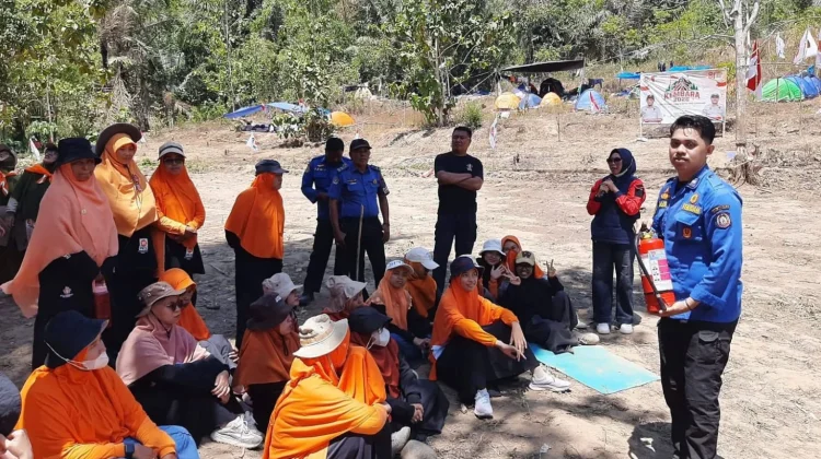 Damkar Gorontalo Berikan Edukasi Pencegahan Kebakaran kepada Peserta Latansa