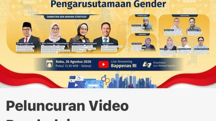 Video Pembelajaran PUG Perkuat Implementasi Pembangunan Responsif Gender