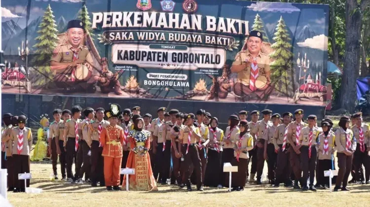 Perkemahan Saka Widya Budaya Bakti di Limboto Diikuti 24 Gudep
