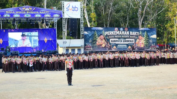 Kwarda Gorontalo Gelar Upacara Peringatan HUT ke-65 PramukaRR