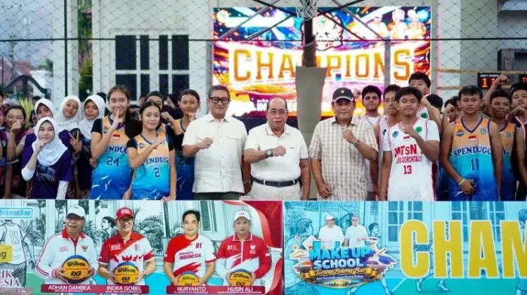 Kejuaraan Basket 3X3 se-Kota Gorontalo Tuntas, Ini Para Juara
