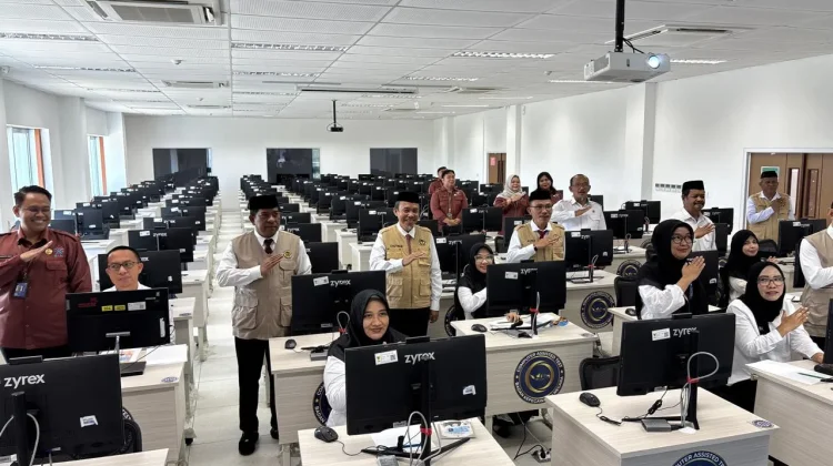 Kanwil Kemenhaj Gorontalo Gelar Computer Assisted Test PPIH Kesehatan