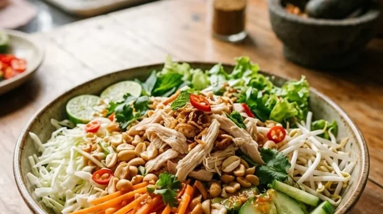 Salad vietnam yang cocok di lidah orang indonesia, segar, gurih, dan gampang dibuat
