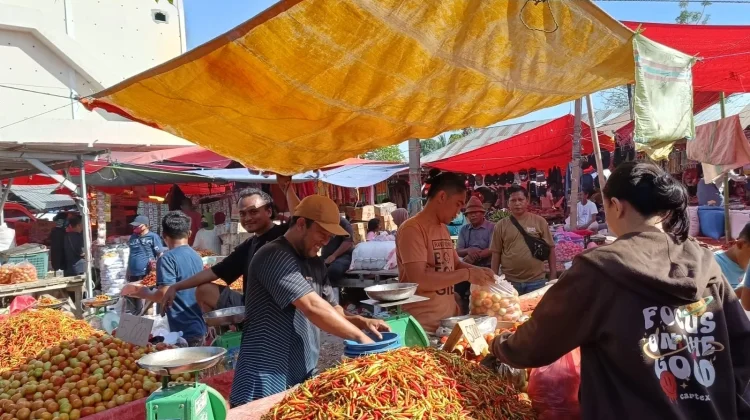 Harga Rica Capai Rp120 Ribu, Tomat Mulai Rp3 Ribu di Pasar Rabu Andalas