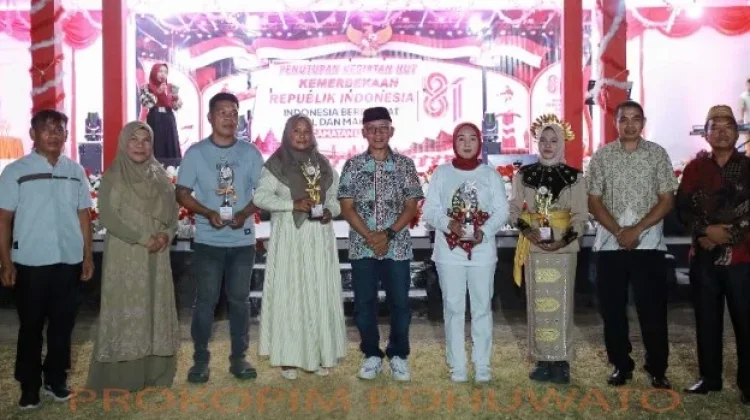 Peringatan HUT ke-81 RI di Lemito Resmi Ditutup Wabup Pohuwato
