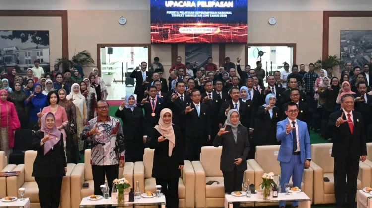 Sekdaprov Gorontalo Hadiri Pelepasan Peserta PKN Tingkat I Angkatan LXVI