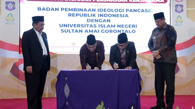 BPIP & UIN Sultan Amai Gorontalo Teken MoU Aktualisasi Nilai Pancasila