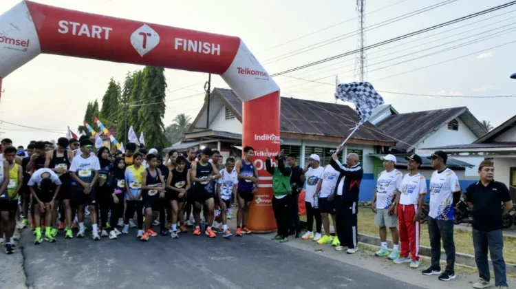 Diikuti Ribuan Peserta, Fun Run 5,8K Meriahkan Festival Jaton di Gorontalo