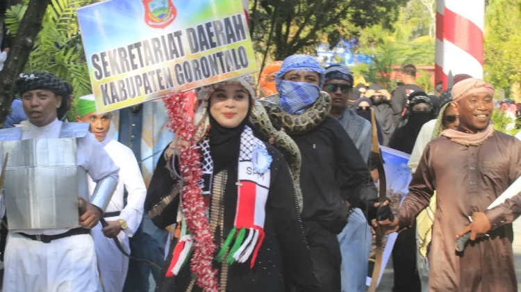 Islamic Fashion Carnival Meriahkan Maulid Nabi di Kabupaten Gorontalo