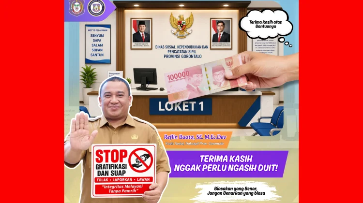 Dinsosdukcapil Gencarkan Pariwara Antikorupsi melalui Media Sosial