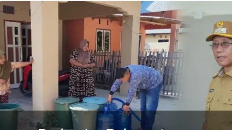 Atasi Kekeringan, Pemda Pohuwato Puji Penyaluran Air Bersih