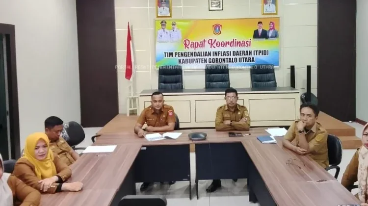 TPID Gorontalo Utara Ikuti Rakor Pengendalian Inflasi Daerah