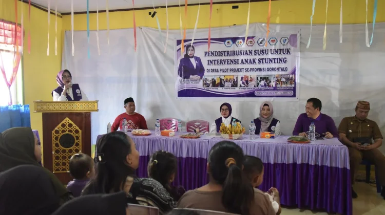 TP Posyandu Lanjutkan Penyaluran Susu untuk Balita Tengkes di Tabumela