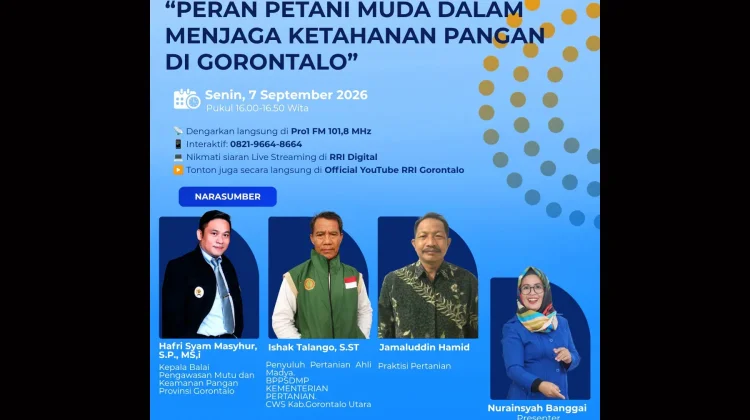 Peran Petani Muda Jadi Kunci Menjaga Ketahanan Pangan di Gorontalo