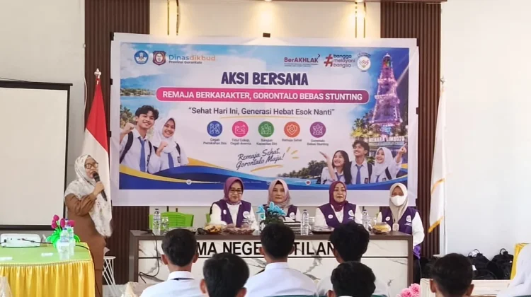 Posyandu Gorontalo Ajak Pelajar Jadi Generasi Sehat dan Bebas Stunting