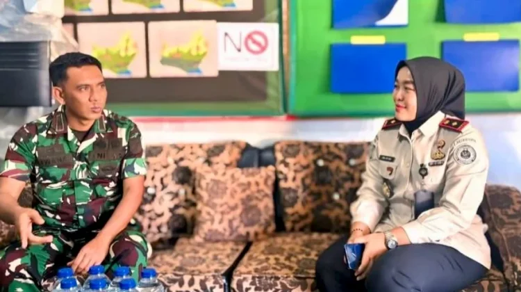 Kalapas Perempuan Gorontalo Silaturahmi dengan Danramil Limboto