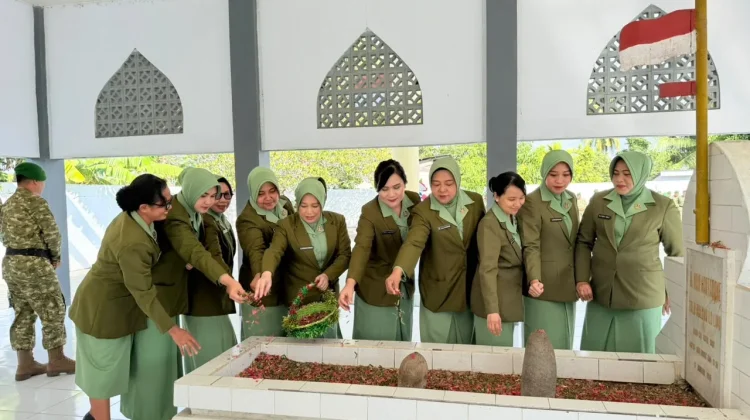 Jelang HUT Korem 133, Prajurit Kodim 1304 Gelar Ziarah Pahlawan