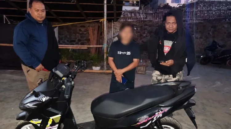 Lakukan Penggelapan Motor, Polres Bone Bolango Amankan Seorang Pria