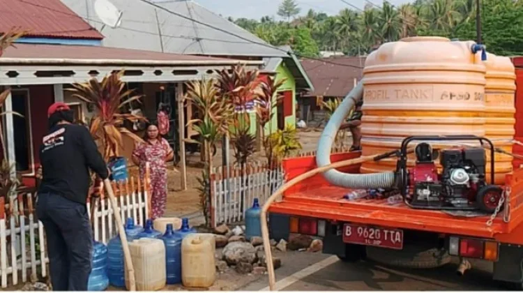 Krisis Air Bersih, BPBD Gorut Bergerak Cepat