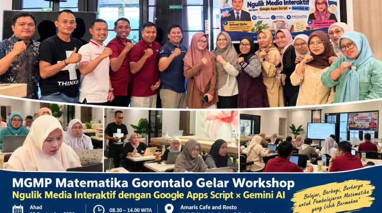 Guru Matematika Gorontalo Didorong Ciptakan Media Belajar Berbasis AI