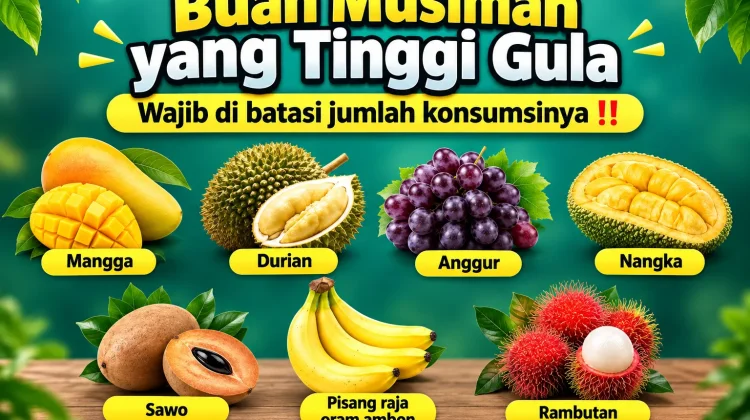 Kenali Buah Musiman yang Tinggi Gula