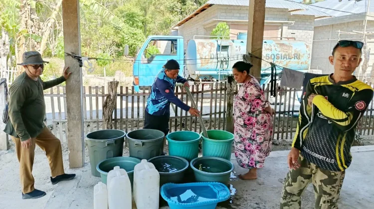 Kekeringan Belum Berakhir, 24 Ribu Liter Air Bersih Digelontorkan ke Bone Bolango