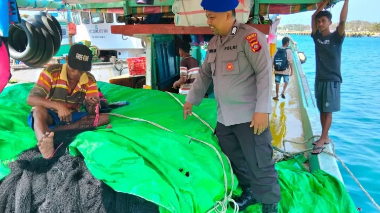 Gelombang Tinggi, Polres Boalemo Ingatkan Nelayan Boalemo Utamakan Keselamatan