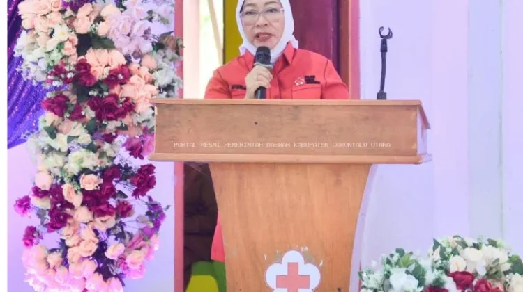 Wabup Nurjanah Buka Muscam III PMI Tolinggula dan Biau